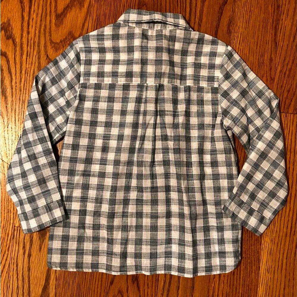 Tartine et Chocolat French Gingham Button-Down | Size 4A‎ Quiet Luxury Kids - Picture 9 of 9